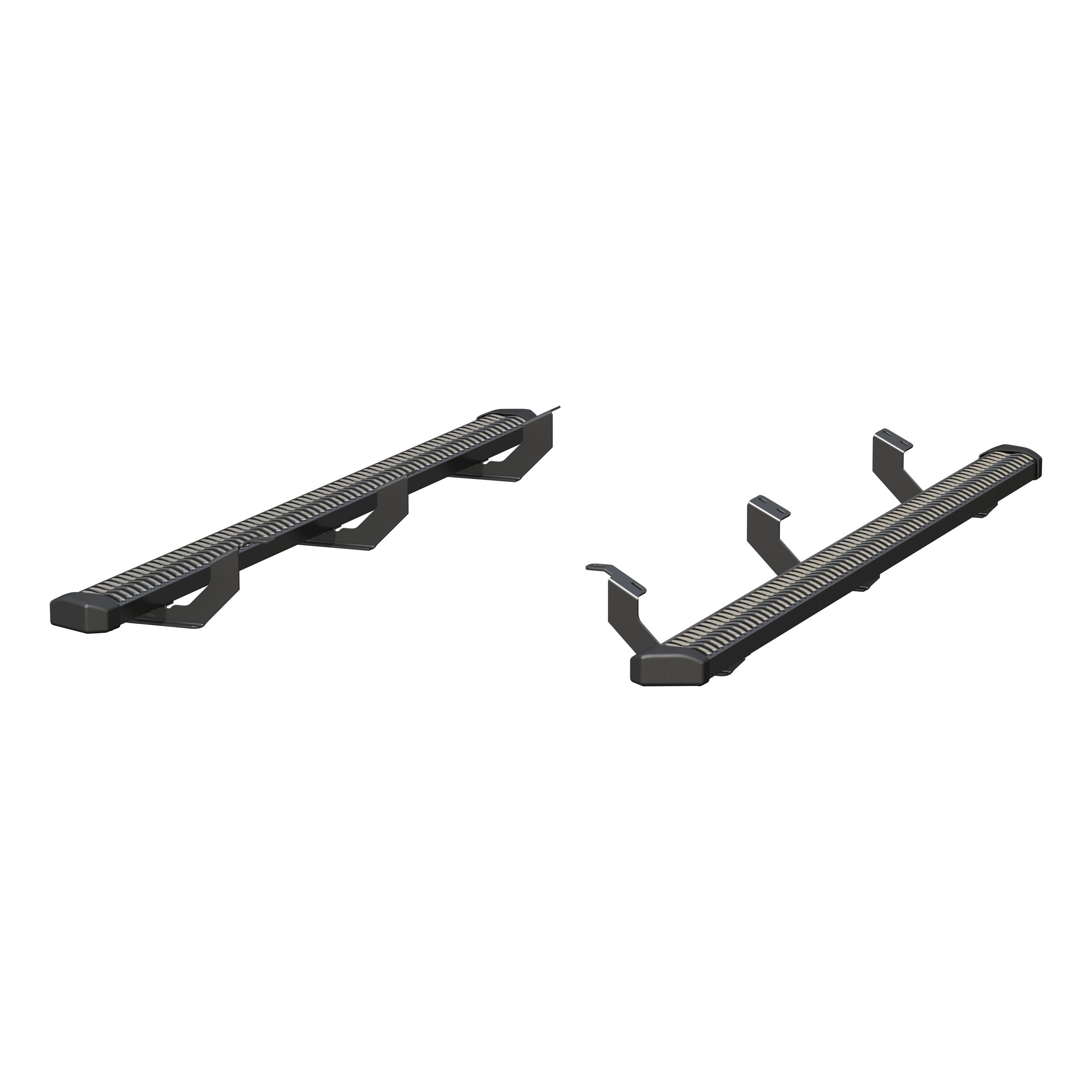 ARIES SlimGrip 5" x 78" Black Aluminum Running Boards, 2024-2026 Toyota Tacoma