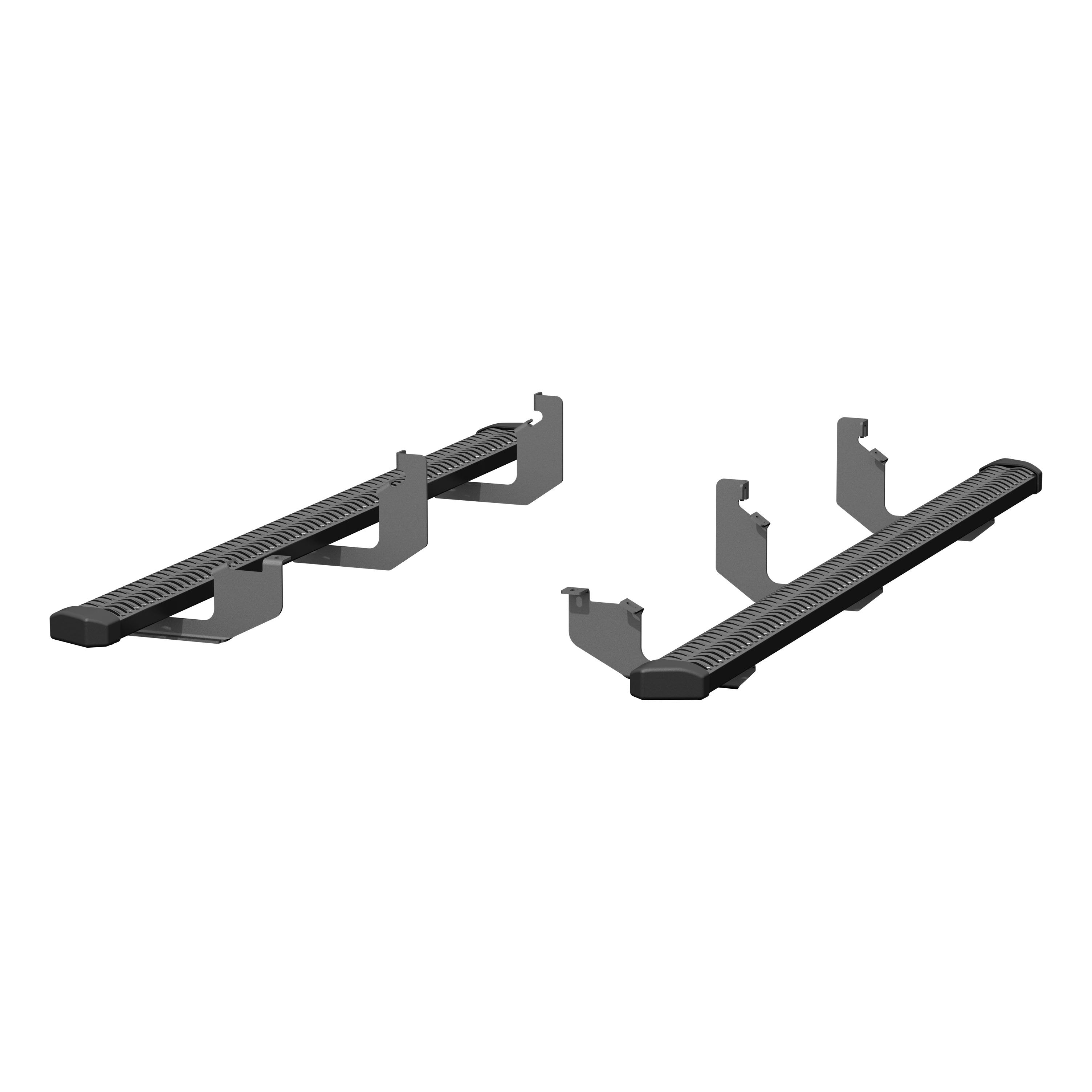 ARIES SlimGrip 5" x 78" Black Aluminum Running Boards, 2019-2026 Ford Ranger