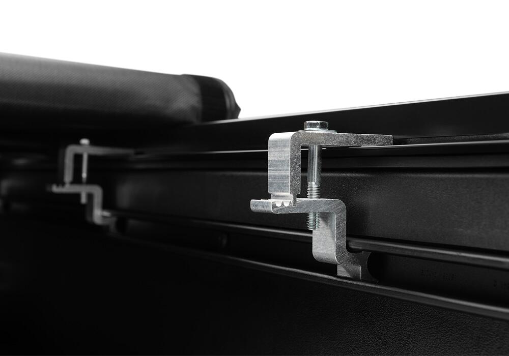 TruXport Tonneau Cover Black 2014-2021 Toyota Tundra 6 Foot 6 Inch Bed with Deck Rail System Truxedo