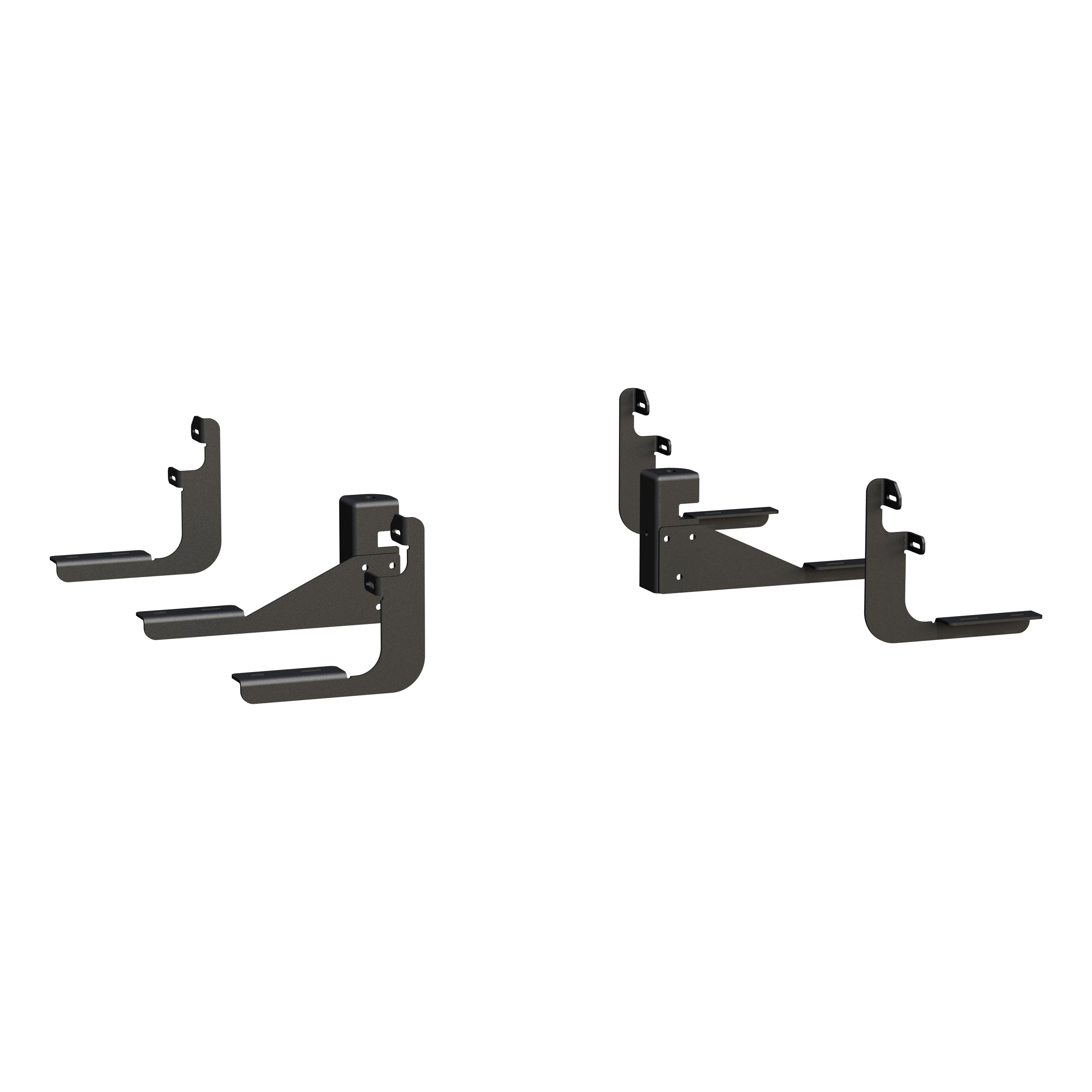LUVERNE Regal 7 Black Stainless 78" Oval Side Steps, 2015-2026 Ford F-150