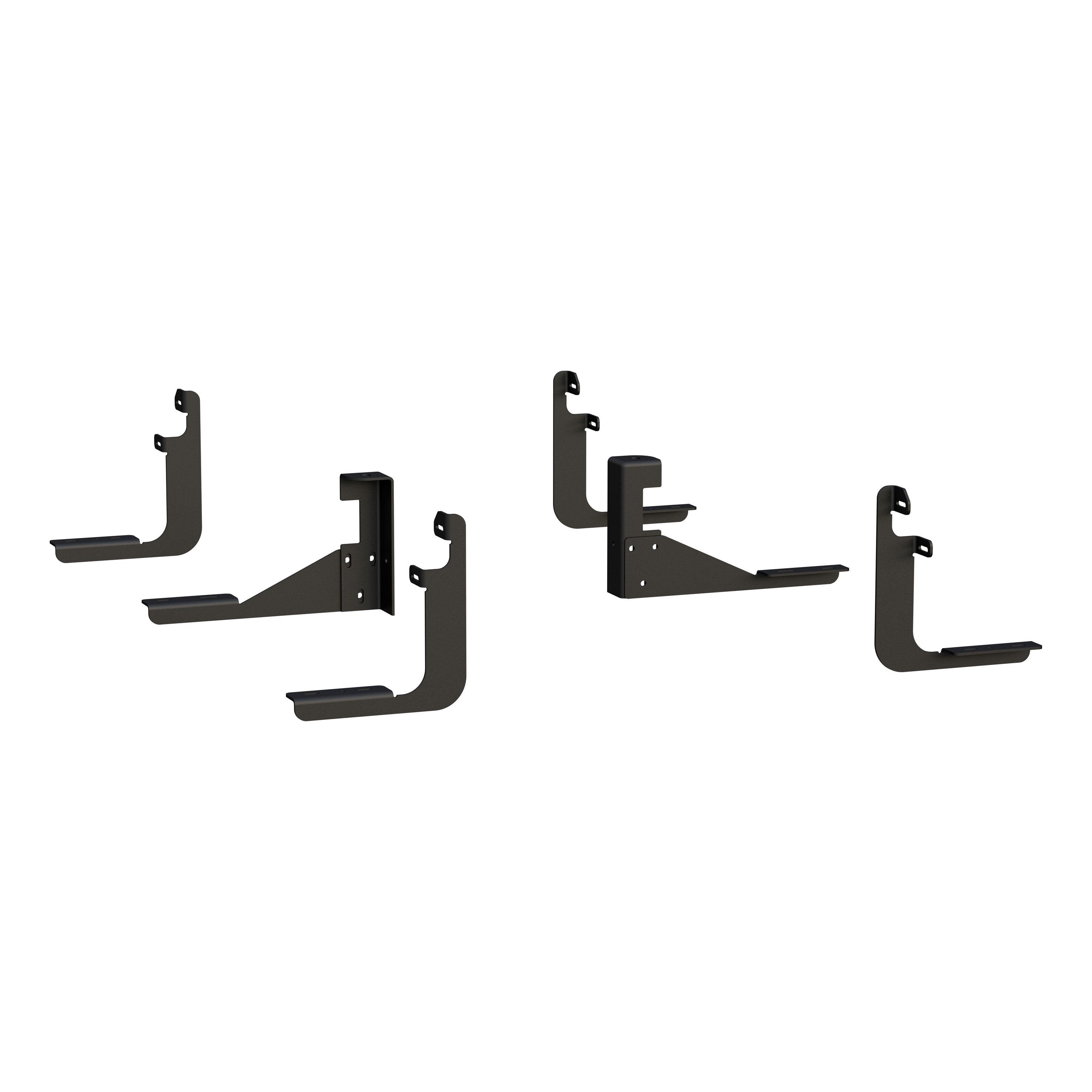 LUVERNE Regal 7 Black Stainless 78" Oval Side Steps, 2017-2019 Ford F-250/F-350/F-450 Super Duty