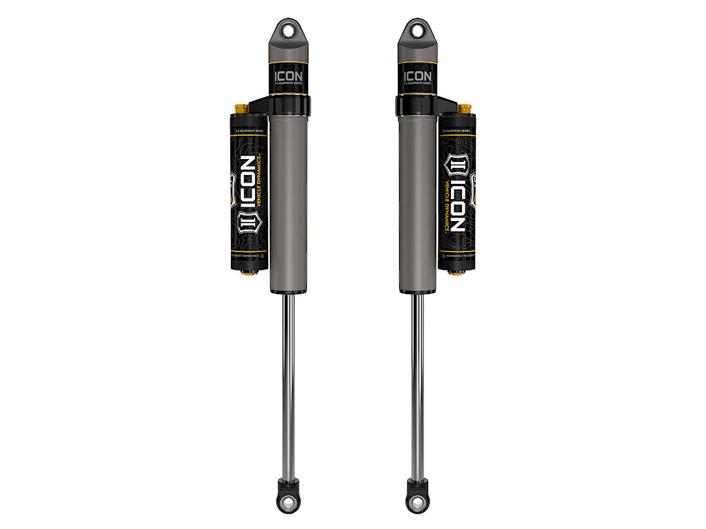2020-2023 Jeep Gladiator 1.5 Inch Lift Rear V.S. 2.5 Aluminum Series Shock Absorbers Piggyback Reservoir W/ CDCV Pair Icon Vehicle Dynamics