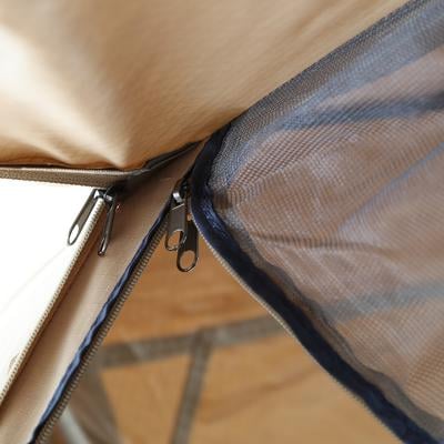 Overlander Roof Top Tent Open size 95 Inch W x 56 Inch L x 51 Inch H Load capacity is 661 lbs Sleeps 2-3 Smittybilt