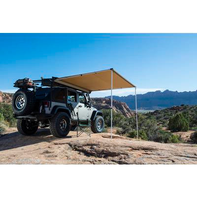 Retractable Awning 8.2 feet Wide x 6.2 feet Long Coyote Tan Smittybilt