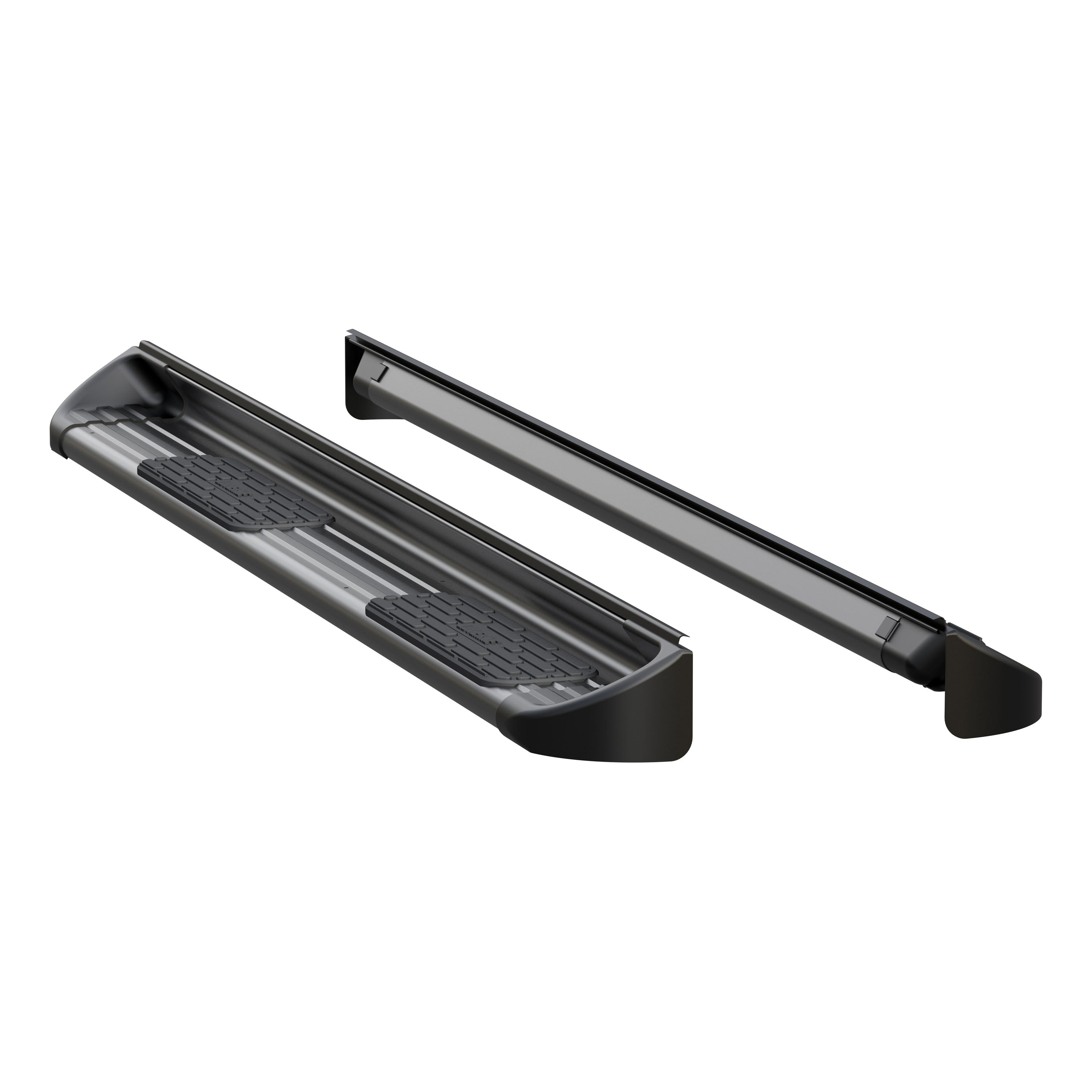 LUVERNE Black Stainless Steel Side Entry Steps (No Brackets), 2019-2026 Chevy/GMC Silverado/Sierra 1500, 2020-2026 Chevy/GMC Silverado/Sierra 2500HD, 2020-2026 Chevy/GMC Silverado/Sierra 3500HD