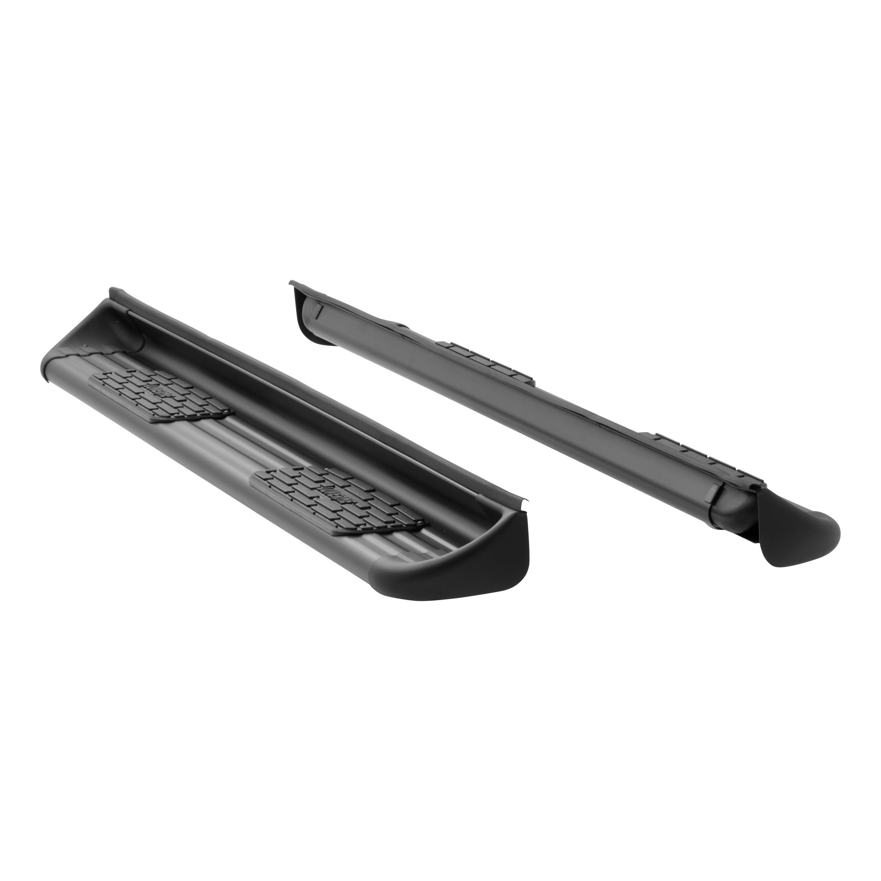 LUVERNE Black Stainless Steel Side Entry Steps, 2015-2026 Ford F-150, 2017-2026 Ford F-250/F-350/F-450 Super Duty