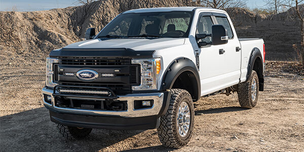 Aeroskin II Hood Protector Matte Black Low Profile For 2023-2026 F-250/F-350/F-450 Super Duty Husky Liners