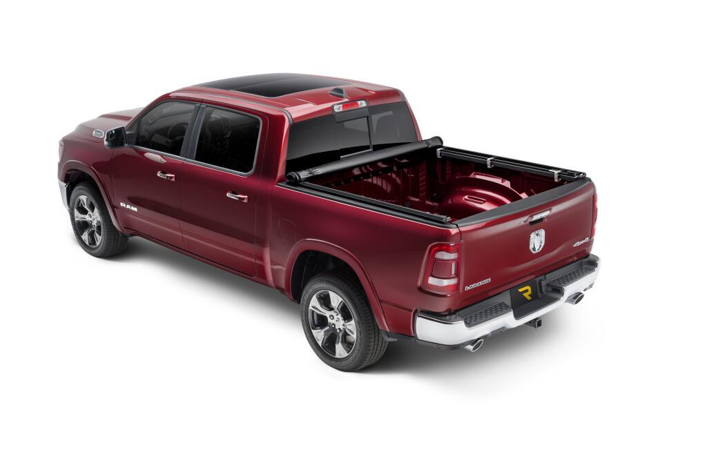 TruXport Tonneau Cover Black 2019-2026 (New Body Style) Ram 5 Foot 7 Inch Bed with RamBox with or without Mulitfunction Tailgate Truxedo
