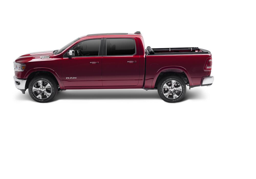 TruXport Tonneau Cover Black 2019-2026 (New Body Style) Ram 5 Foot 7 Inch Bed with RamBox with or without Mulitfunction Tailgate Truxedo