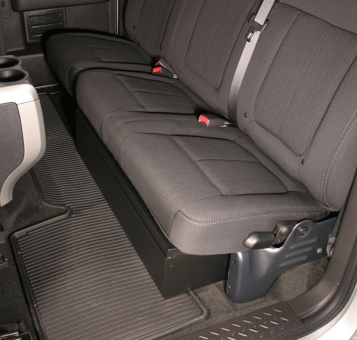Rear Underseat Lockbox - 09-14 F-150 w/ Extended Cab Black Tuffy Security Products