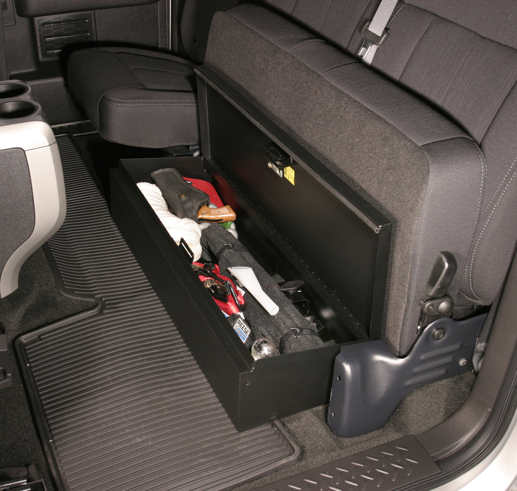 Rear Underseat Lockbox - 09-14 F-150 w/ Extended Cab Black Tuffy Security Products