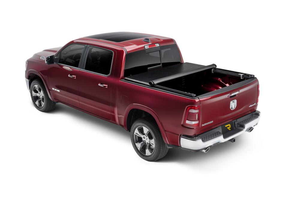 TruXport Tonneau Cover Black 2019-2026 (New Body Style) Ram 5 Foot 7 Inch Bed without RamBox with or without Multifunction Tailgate Truxedo
