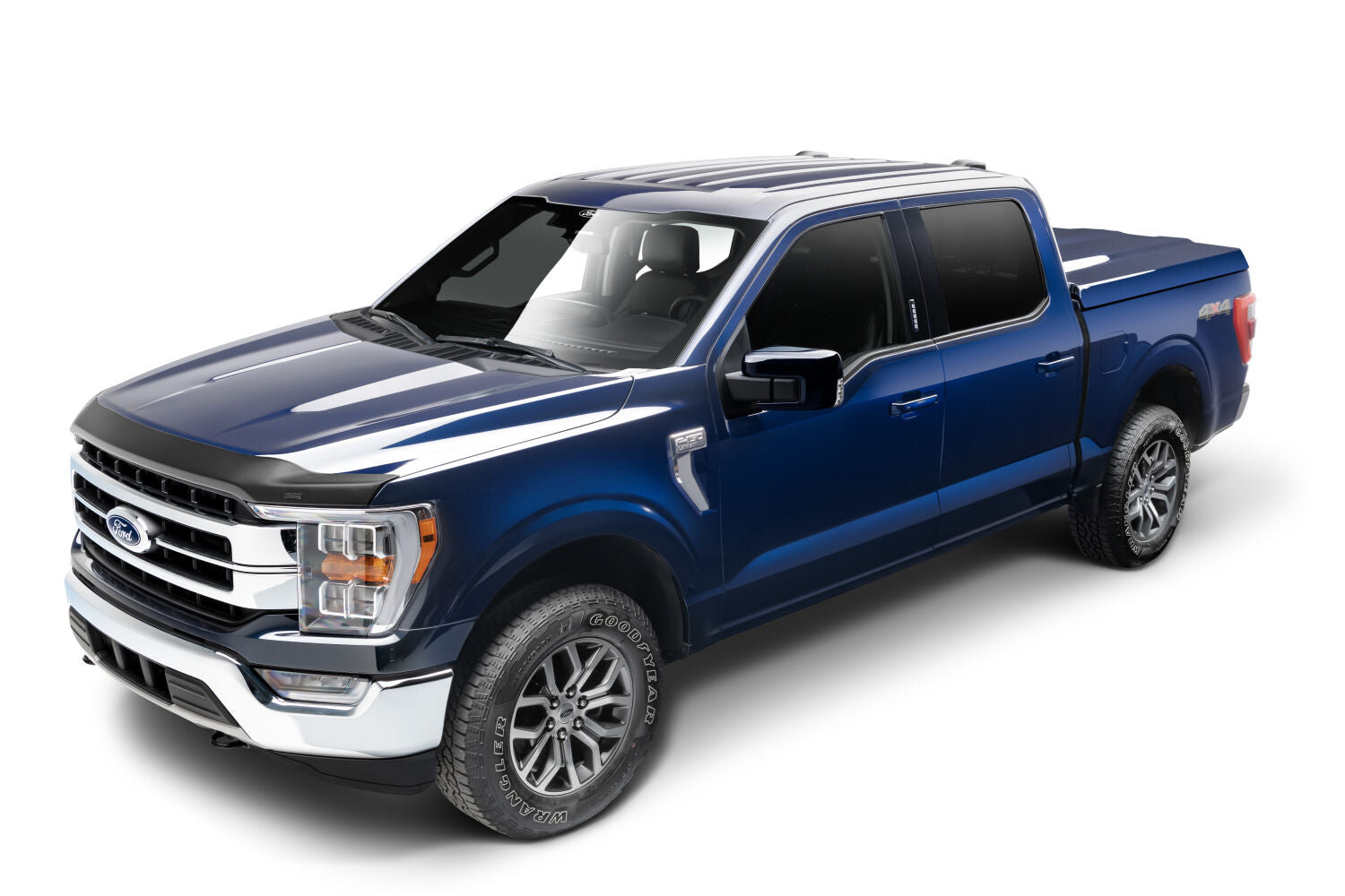 Aeroskin Hood Protector Matte Black Low Profile For 2015-2020 F-150 Husky Liners