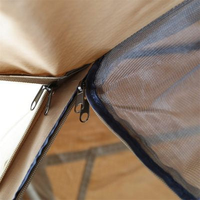 Overlander XL Roof Top Tent 122 Inch W x 76 Inch L x 51 Inch H Load Capacity 770 lbs Coyote Tan Smittybilt