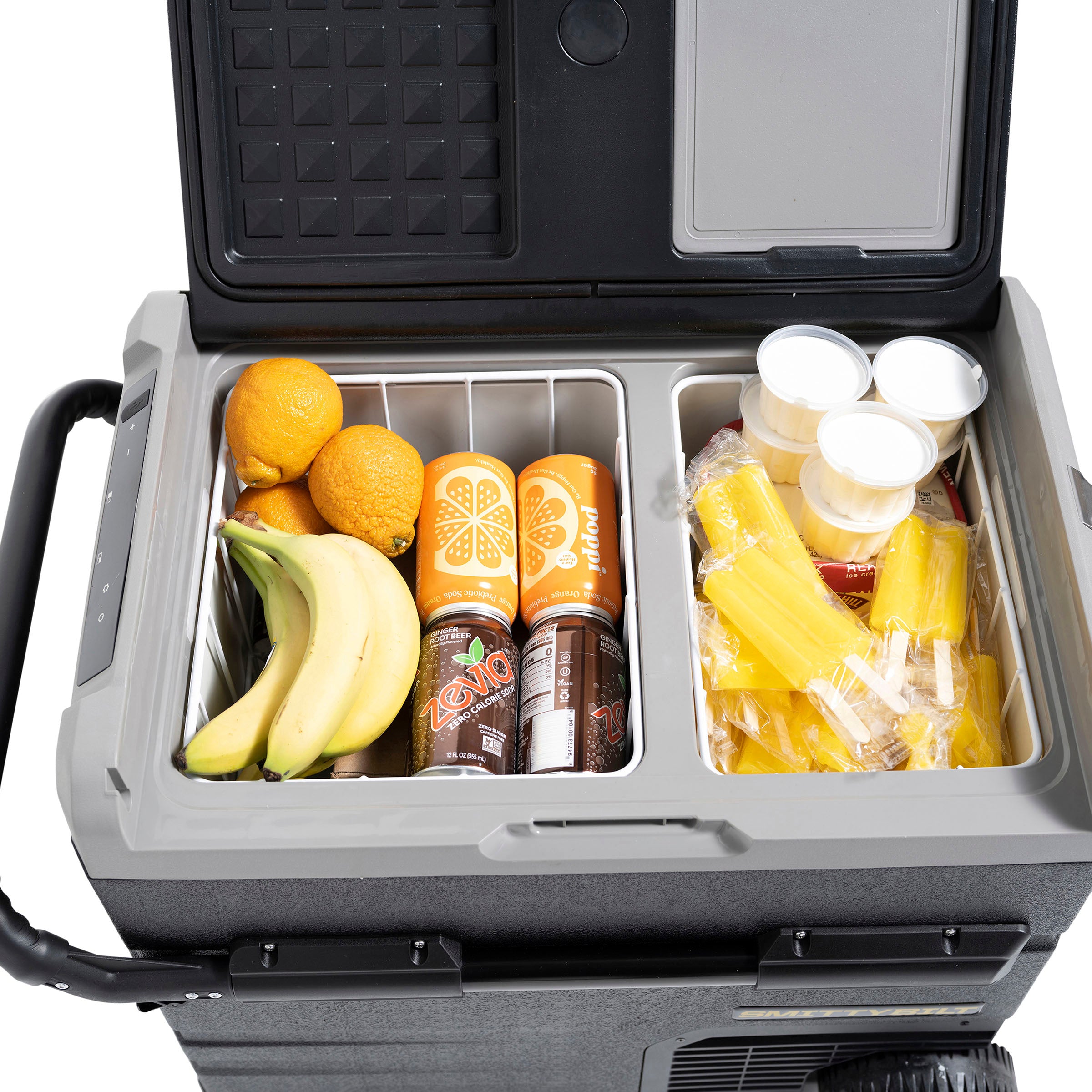 Waypoint 55L Fridge/Freezer Dual Zone Fridge Outside Dimensions 28 inch Long x 22.5 inch tall x 18.1 Inch Wide Smittybilt