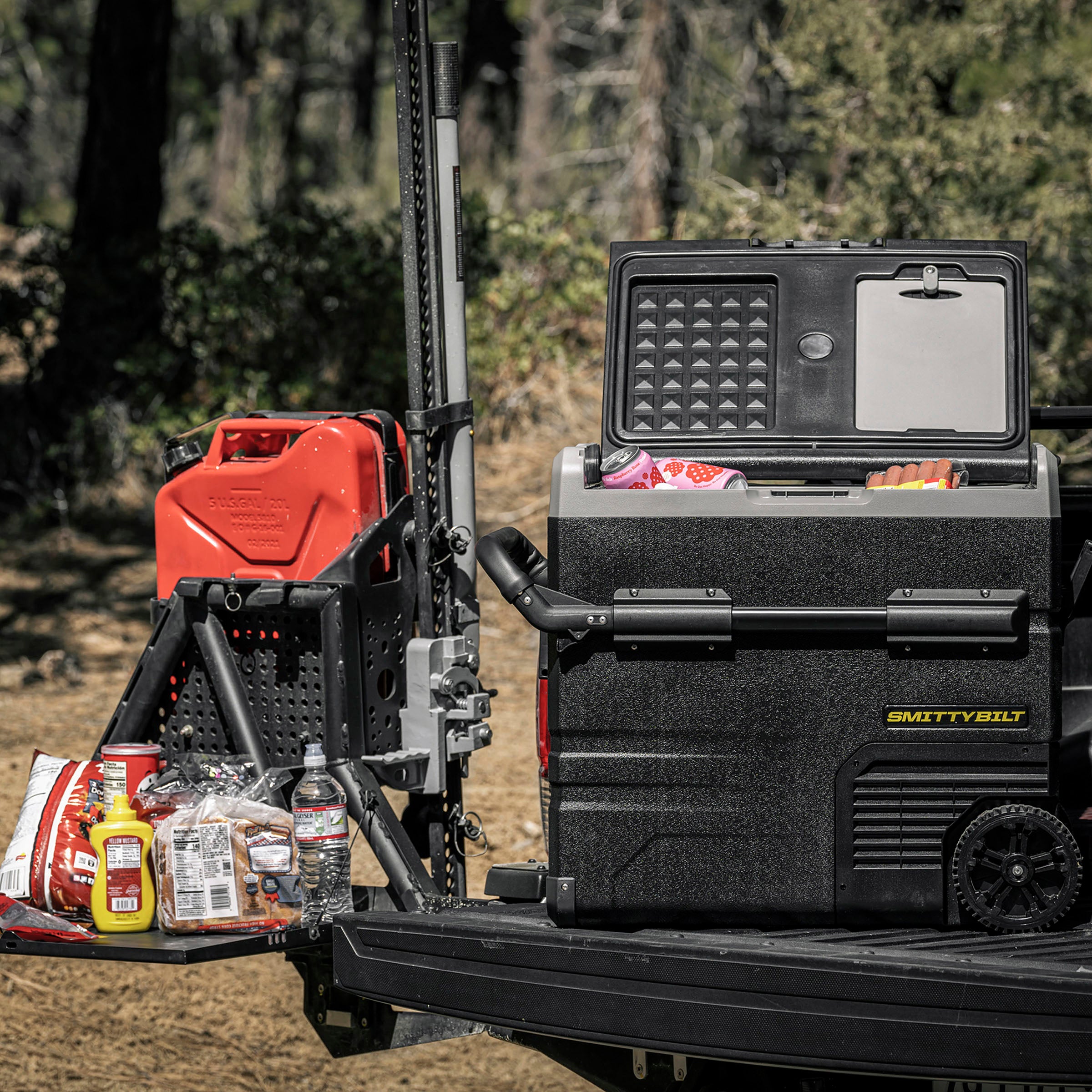 Waypoint 55L Fridge/Freezer Dual Zone Fridge Outside Dimensions 28 inch Long x 22.5 inch tall x 18.1 Inch Wide Smittybilt