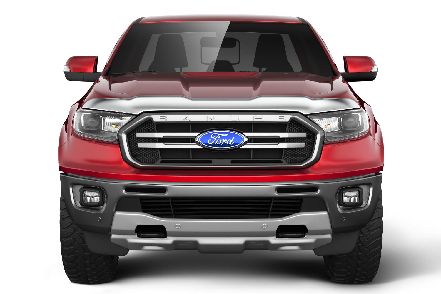 Husky Aeroskin Hood Protector Chrome For 2019-2023 Ranger Husky Liners