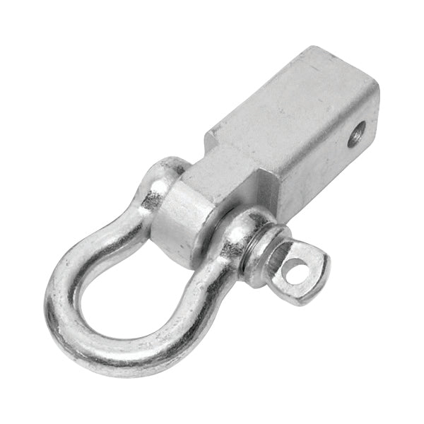 Receiver Hitch D Ring 3/4 Inch 475 Ton Rating Fits 2 Inch Receiver Zinc  Smittybilt