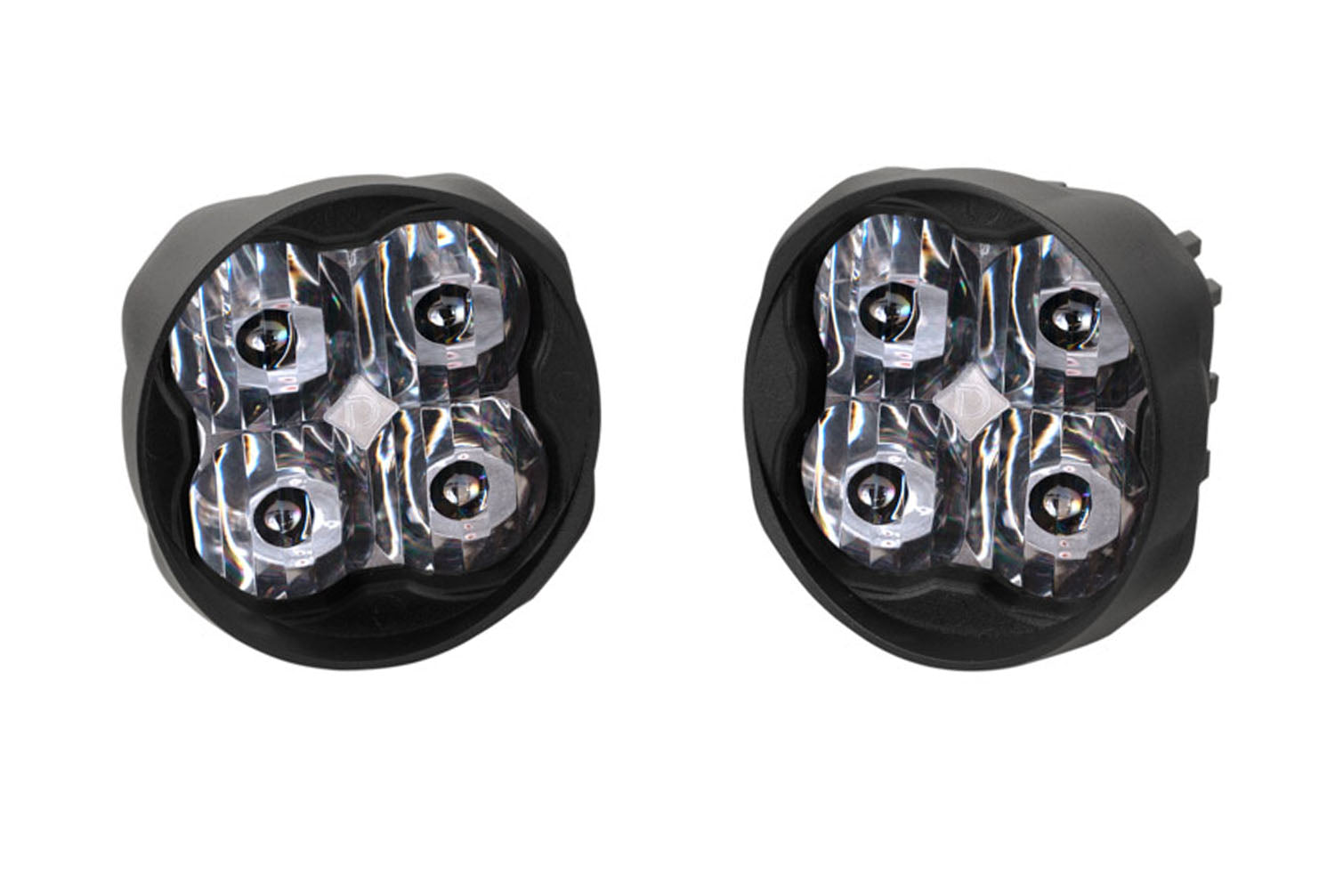 Diode Dynamics SS3 Pro ABL White SAE Driving Angled - No Brackets (pair)