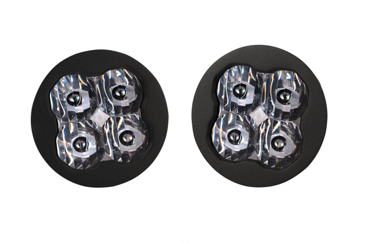 Diode Dynamics SS3 Pro ABL White SAE Driving Round - No Brackets (pair)