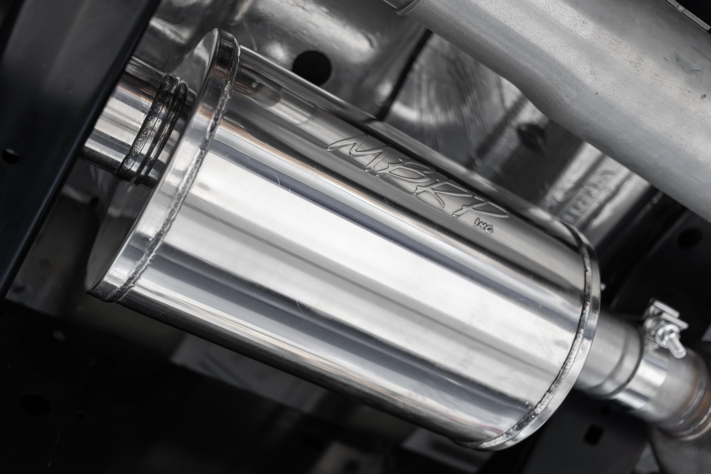 3 inch Cat-Back 2.5 inch Dual Pre-Axle (Street Profile) 21-UP F-150 Black Coated - Apollo Off-Road