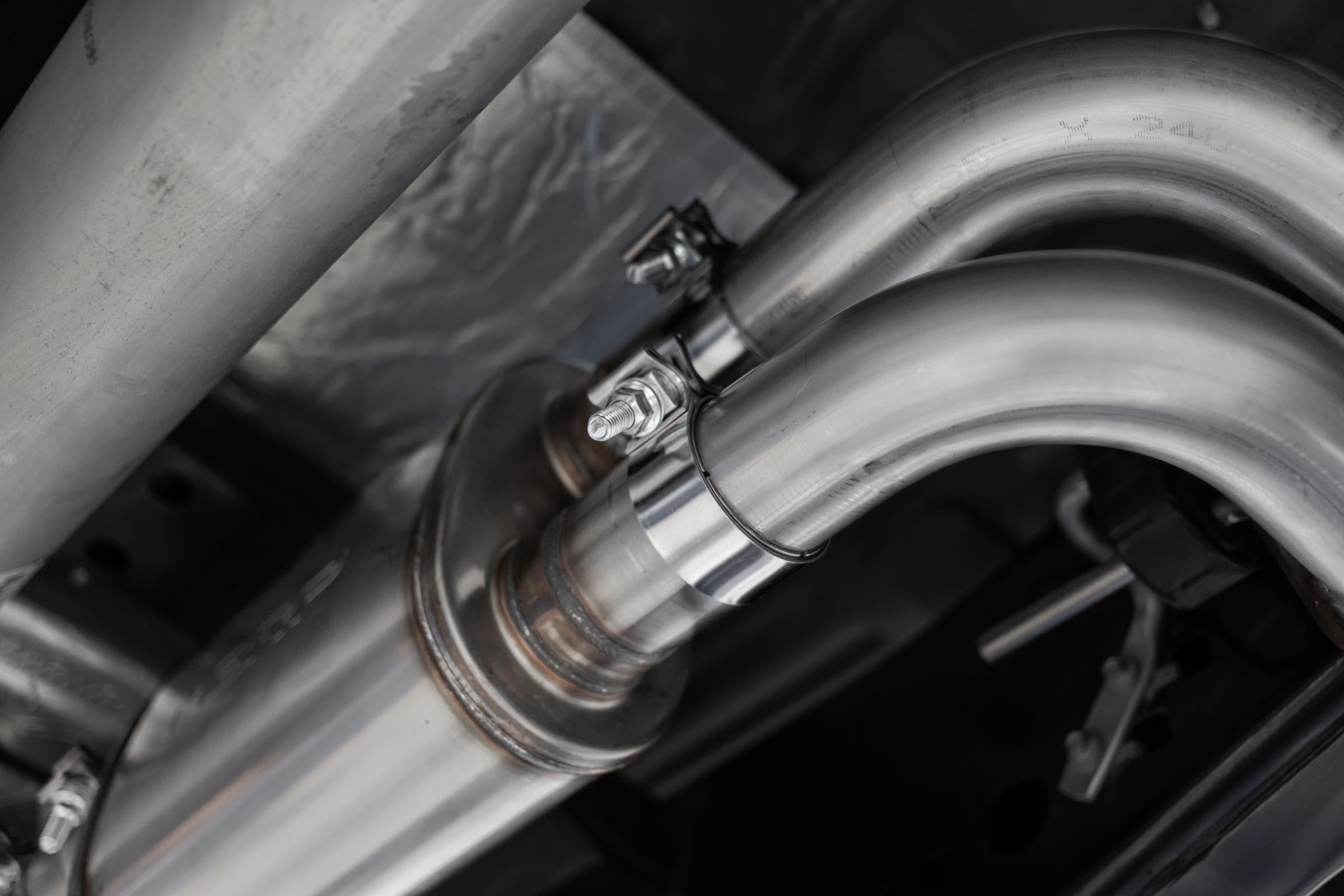 3 inch Cat-Back 2.5 inch Dual Pre-Axle (Street Profile) 21-UP F-150 Black Coated - Apollo Off-Road