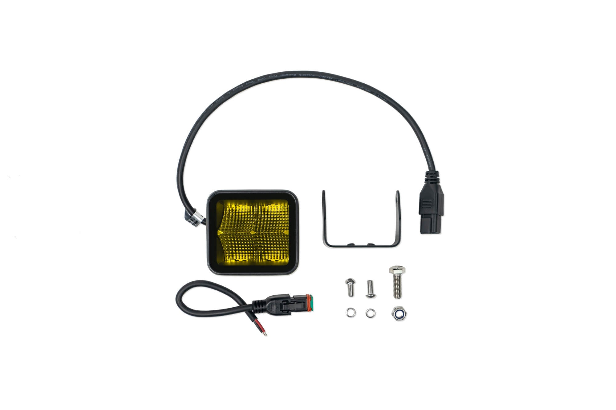 3-inch Elite Series LED Amber Pod Light - Apollo Off-Road