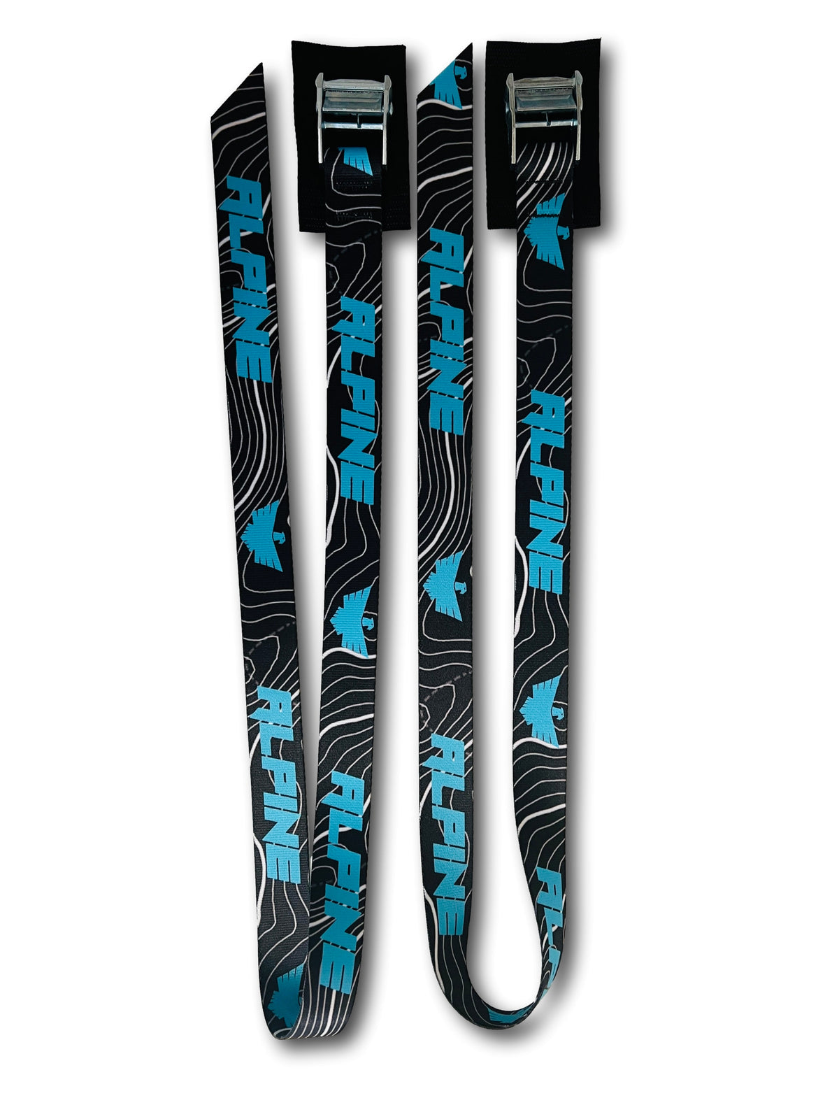 Jack Straps(Pair)- Teal Topo