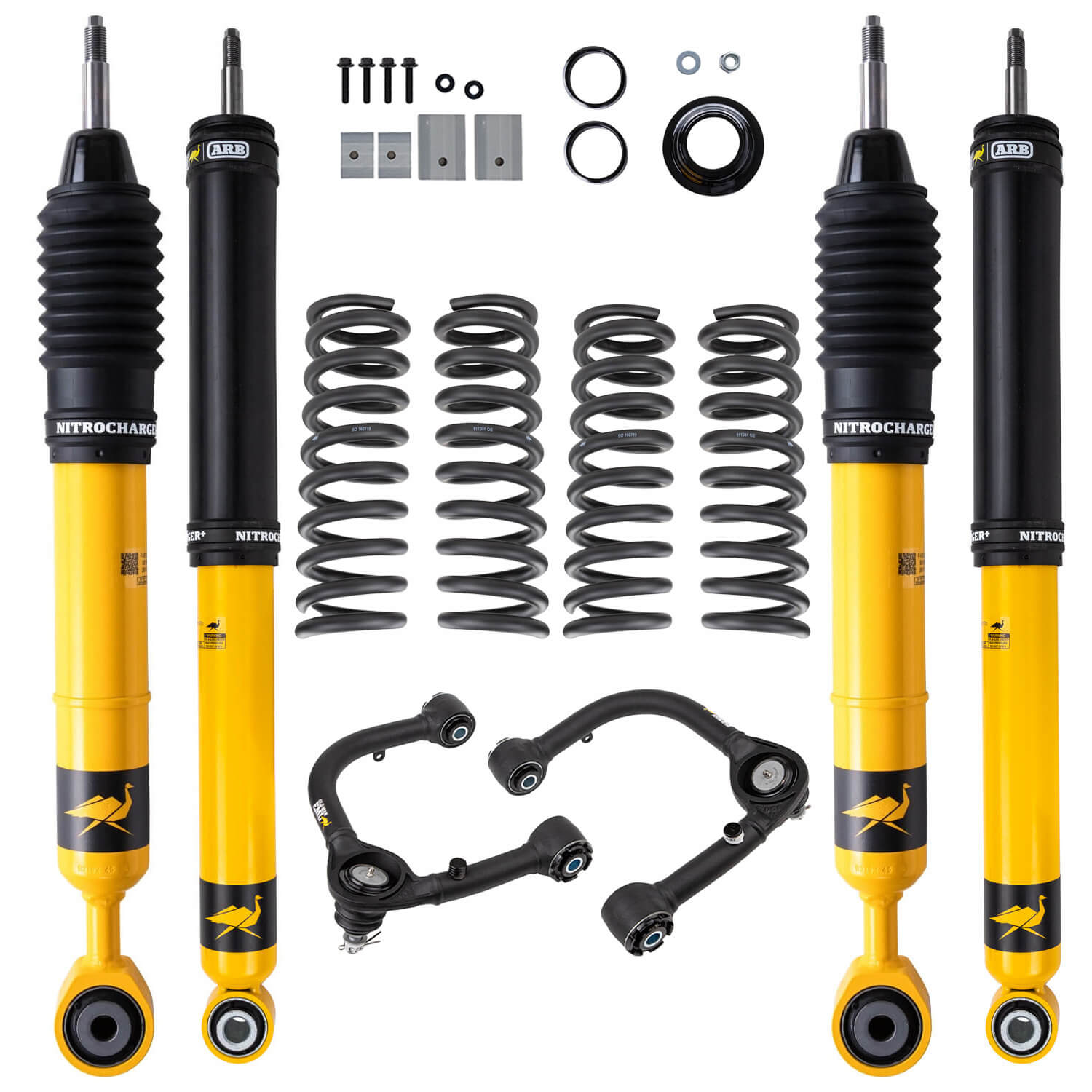 22-26 Toyota Tundra Nitrocharger Plus Suspension Lift Kit 3 in Front 0-330 lb / 2 in Rear with Upper Control Arms