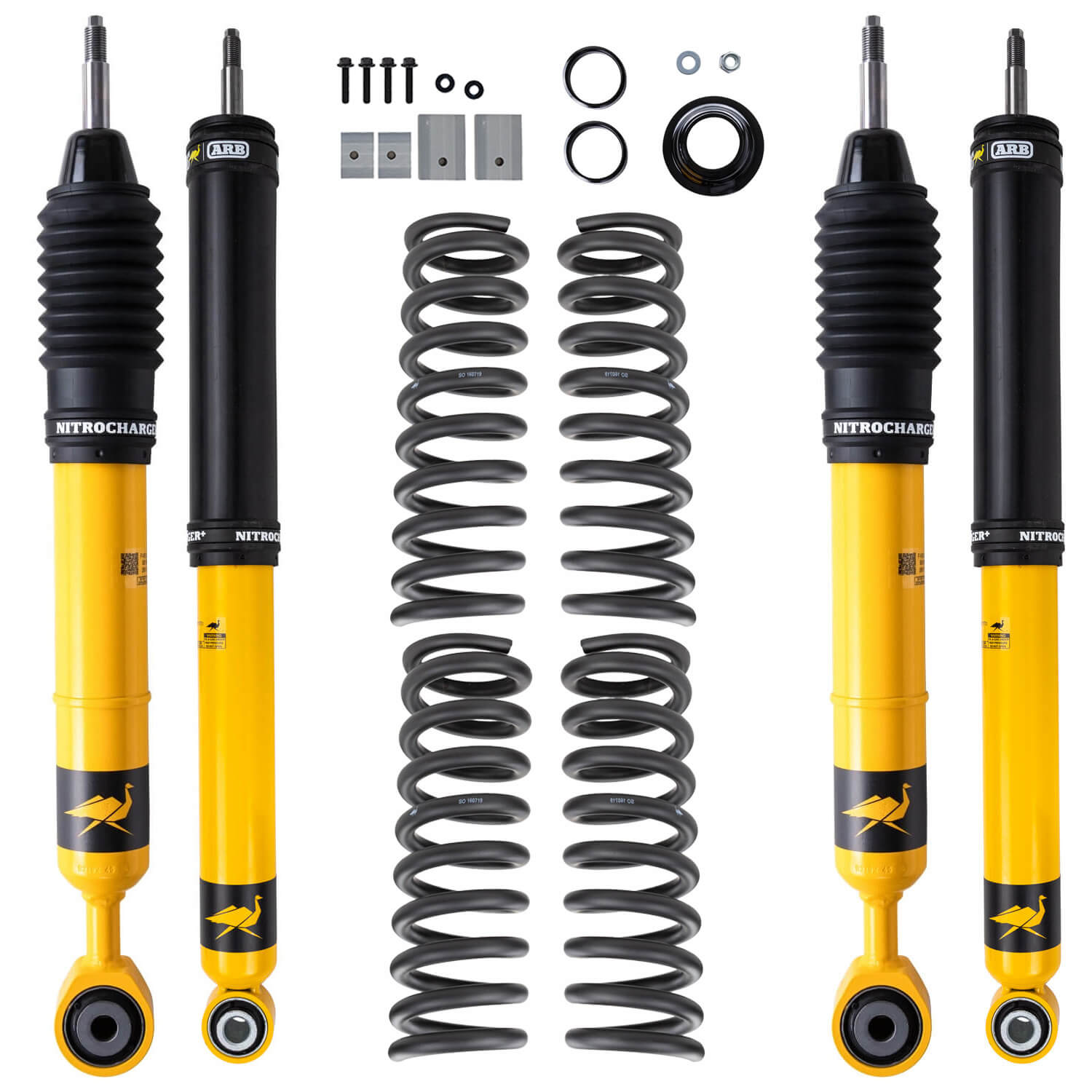 22-26 Toyota Tundra Nitrocharger Plus Suspension Lift Kit 3 in Front 0-330 lb / 2 in Rear 440 lb