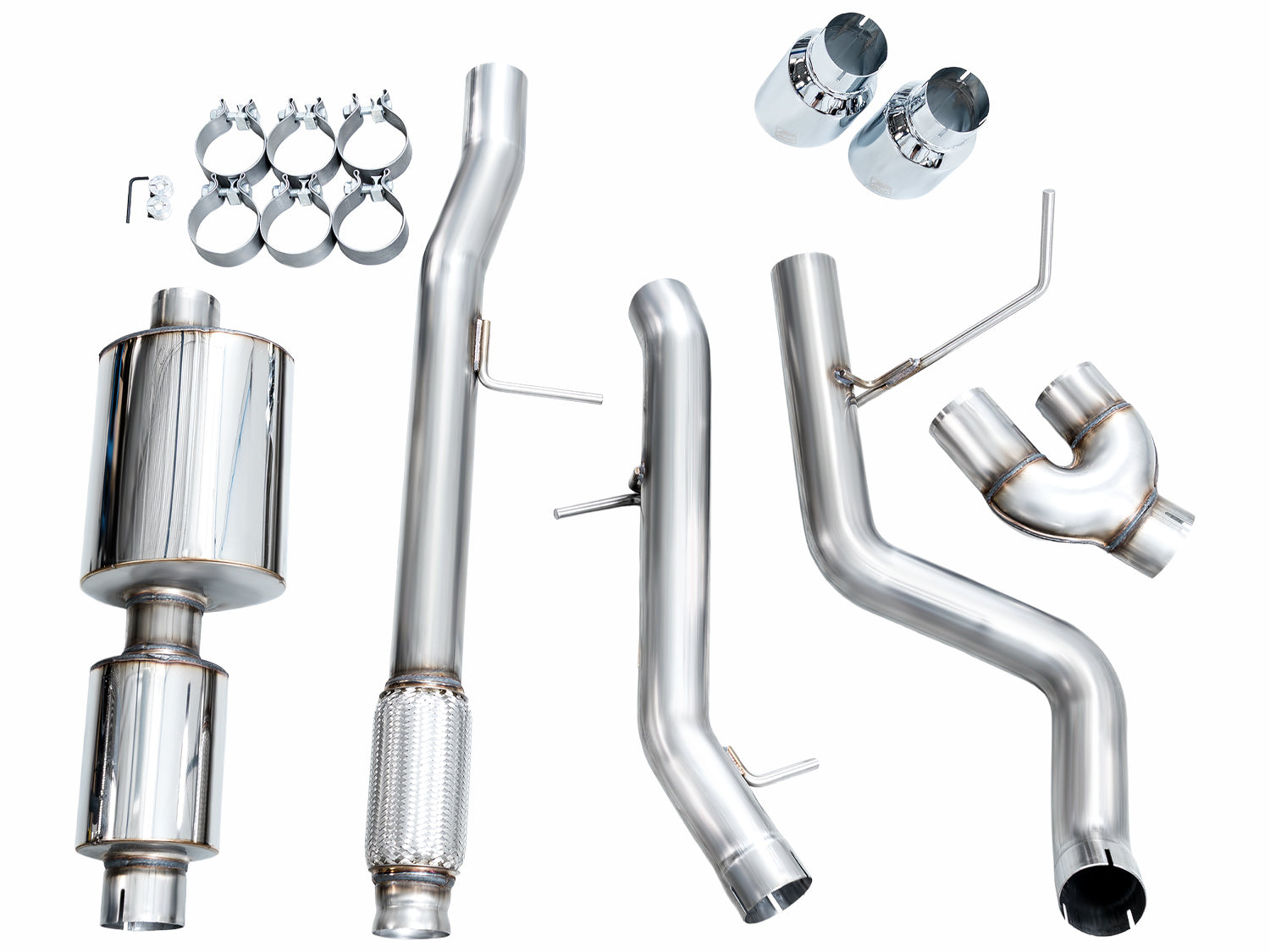 AWE 0FG Exhaust for Chevrolet Suburban/GMC Yukon XL/5.3L - Apollo Off-Road