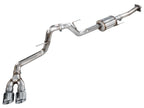 AWE 0FG Dual Side Exit Exhaust for Ford F-150 Regular Cab - 4.5" Chrome Silver Tips