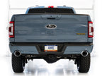 AWE 0FG Resonated Catback for '21+ Ford F-150 Tremor (With Bumper Cutouts) - Chrome Silver Tips