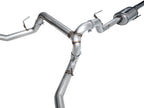 AWE 0FG Resonated Catback for '21+ Ford F-150 Tremor (With Bumper Cutouts) - Chrome Silver Tips