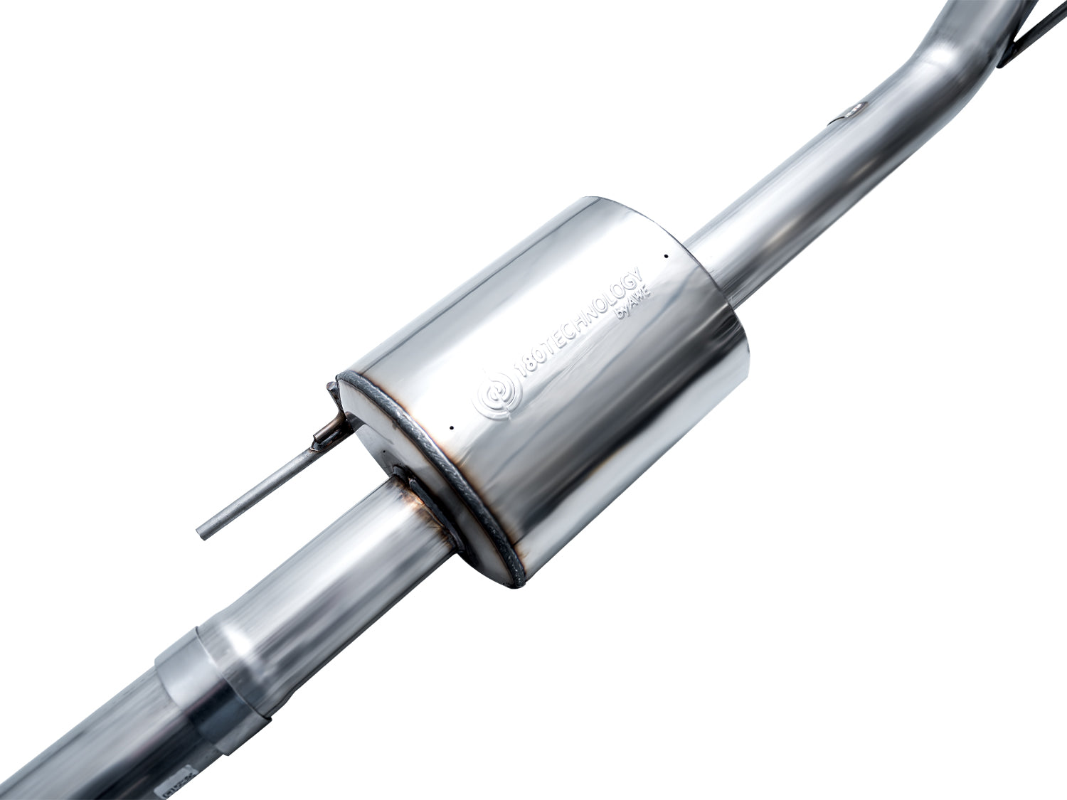 AWE 0FG Resonated Catback for '21+ Ford F-150 Tremor (With Bumper Cutouts) - Chrome Silver Tips