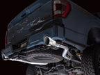 AWE 0FG Resonated Catback for '21+ Ford F-150 Tremor (With Bumper Cutouts) - Chrome Silver Tips