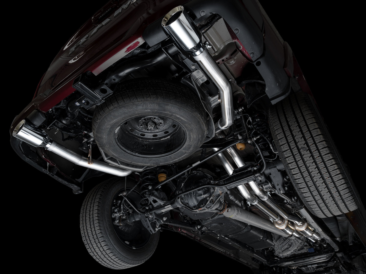 AWE 0FG Catback Exhaust for 2025+ RAM 1500 3.0TT Standard and High Output - Chrome Silver Tips