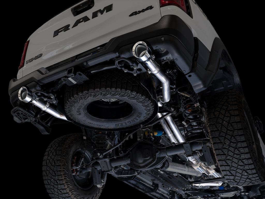 AWE 0FG Catback Exhaust for 2025+ RAM RHO - Chrome Silver Tips