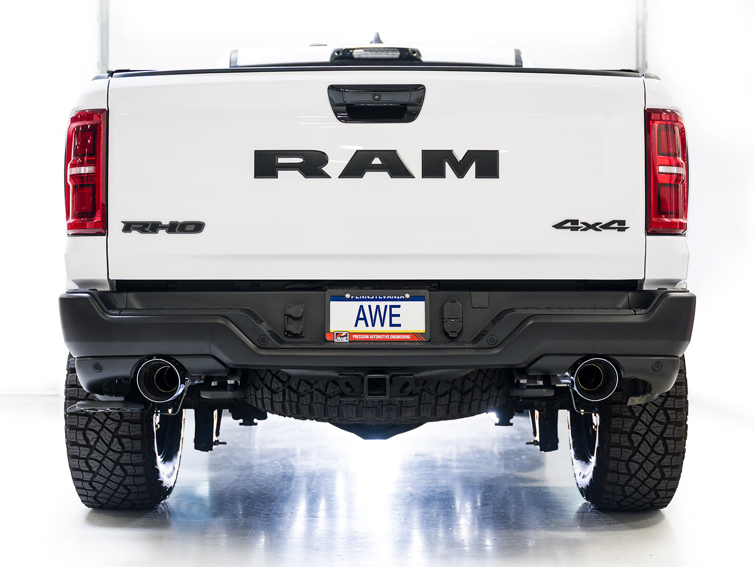 AWE 0FG Catback Exhaust for 2025+ RAM RHO - Chrome Silver Tips