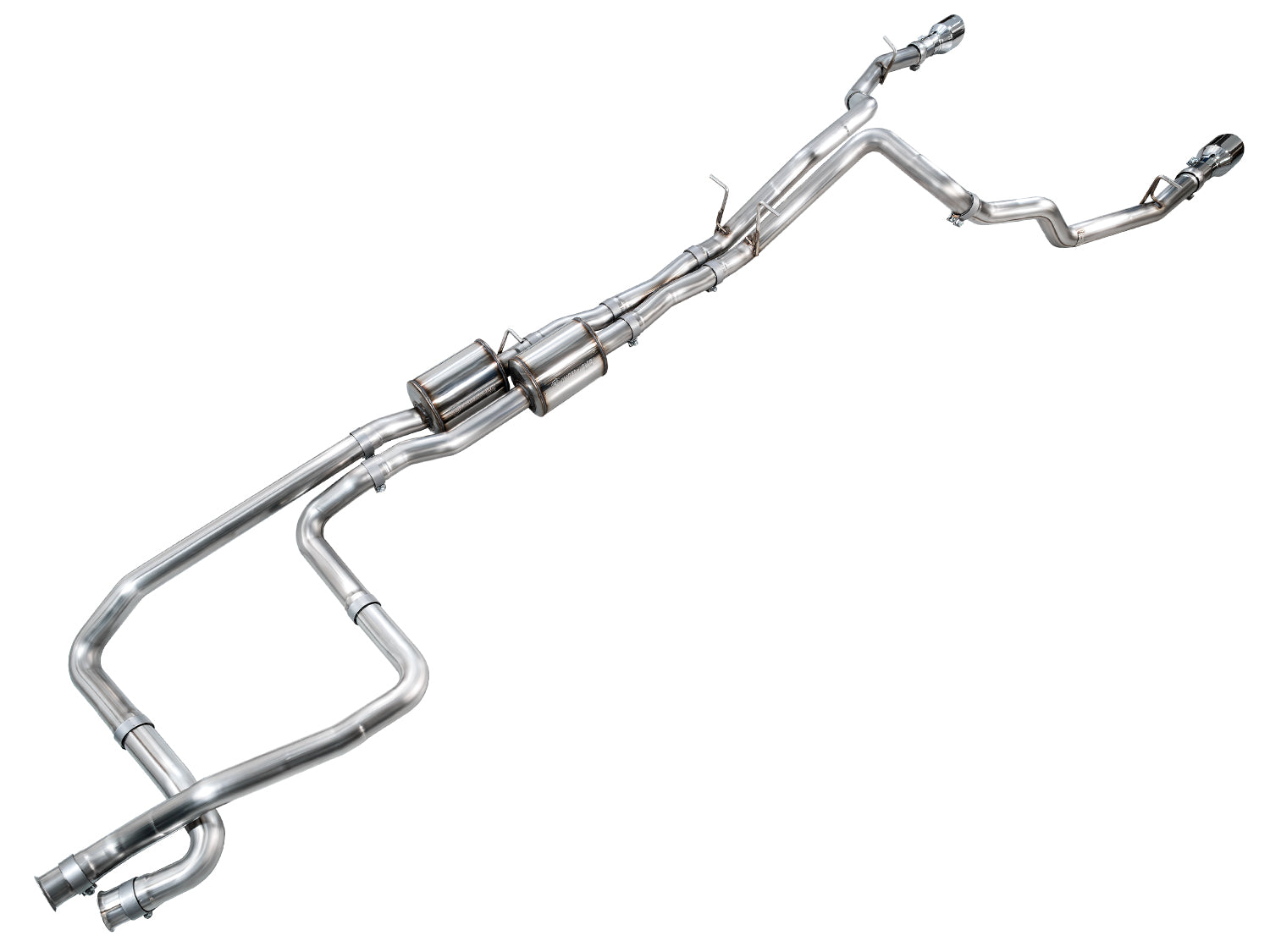 AWE 0FG Catback Exhaust for 2025+ RAM RHO - Chrome Silver Tips