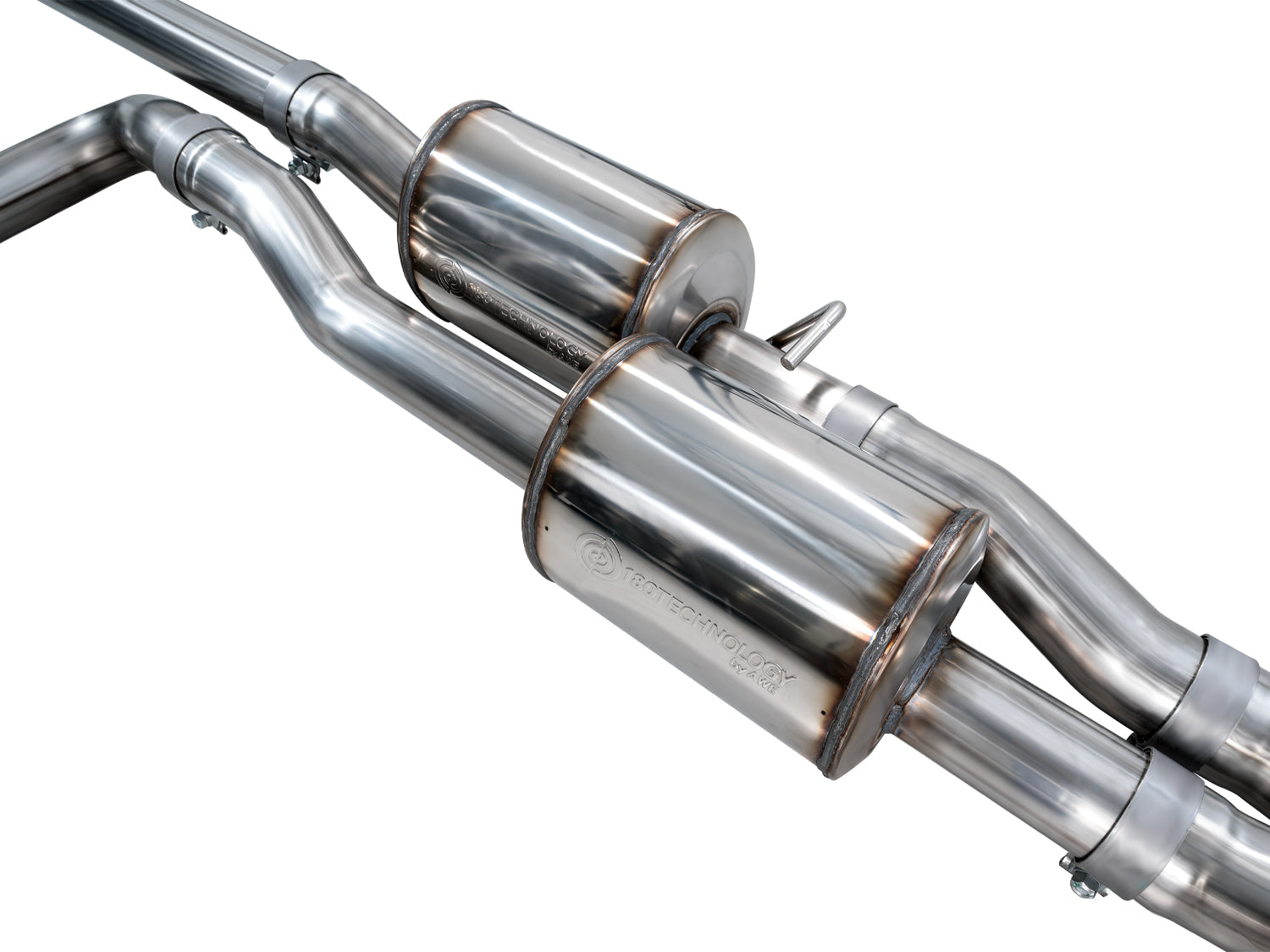 AWE 0FG Catback Exhaust for 2025+ RAM RHO - Chrome Silver Tips