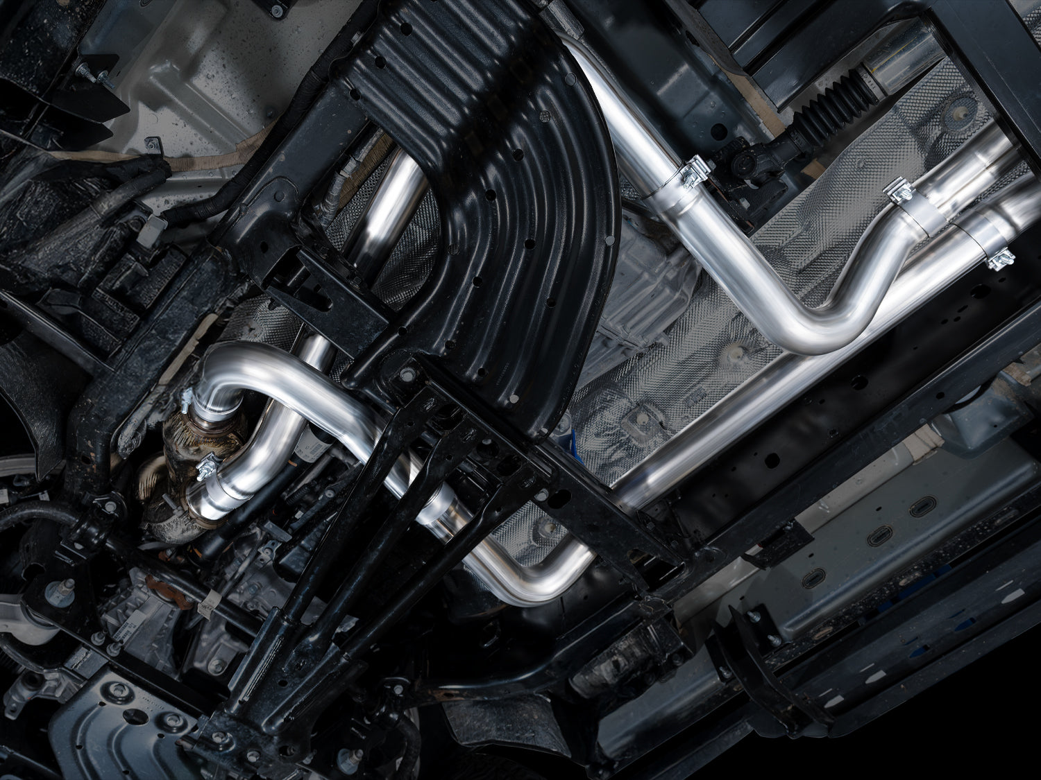 AWE 0FG Catback Exhaust for 2025+ RAM RHO - Chrome Silver Tips