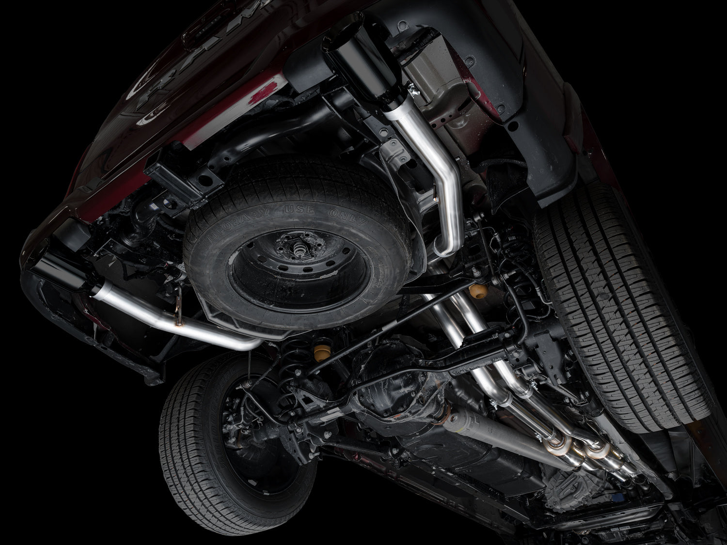 AWE 0FG Catback Exhaust for 2025+ RAM 1500 3.0TT Standard and High Output - Diamond Black Tips