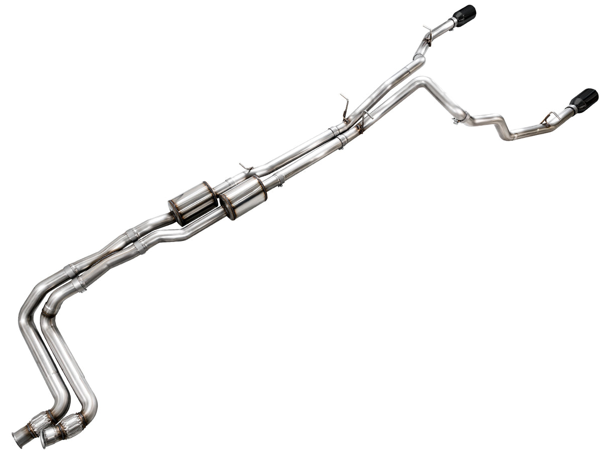 AWE 0FG Catback Exhaust for 2025+ RAM 1500 3.0TT Standard and High Output - Diamond Black Tips