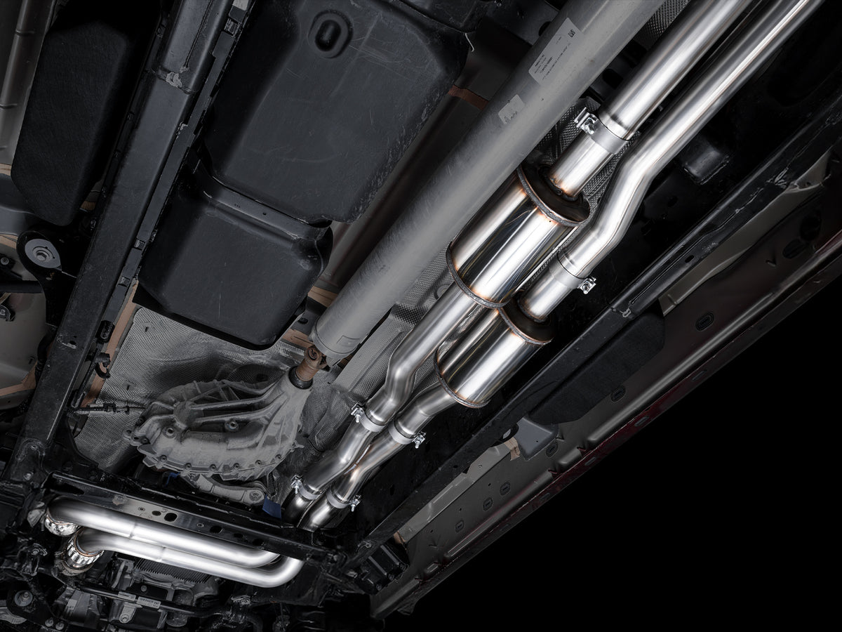 AWE 0FG Catback Exhaust for 2025+ RAM 1500 3.0TT Standard and High Output - Diamond Black Tips