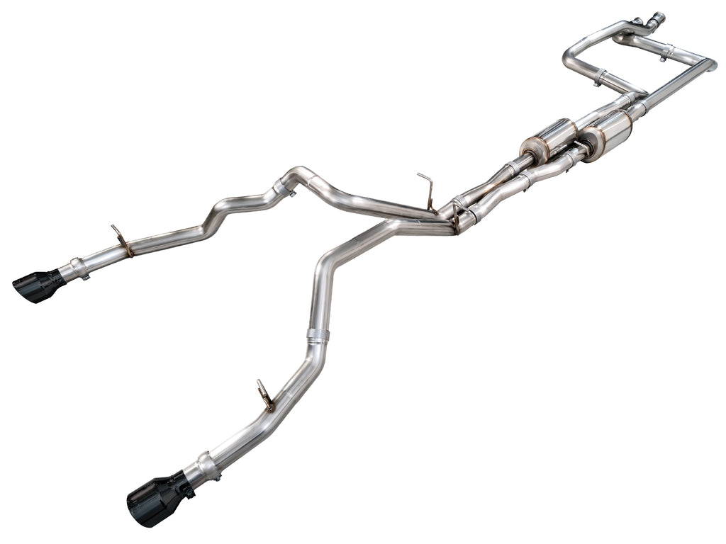 AWE 0FG Catback Exhaust for 2025+ RAM RHO - Diamond Black Tips
