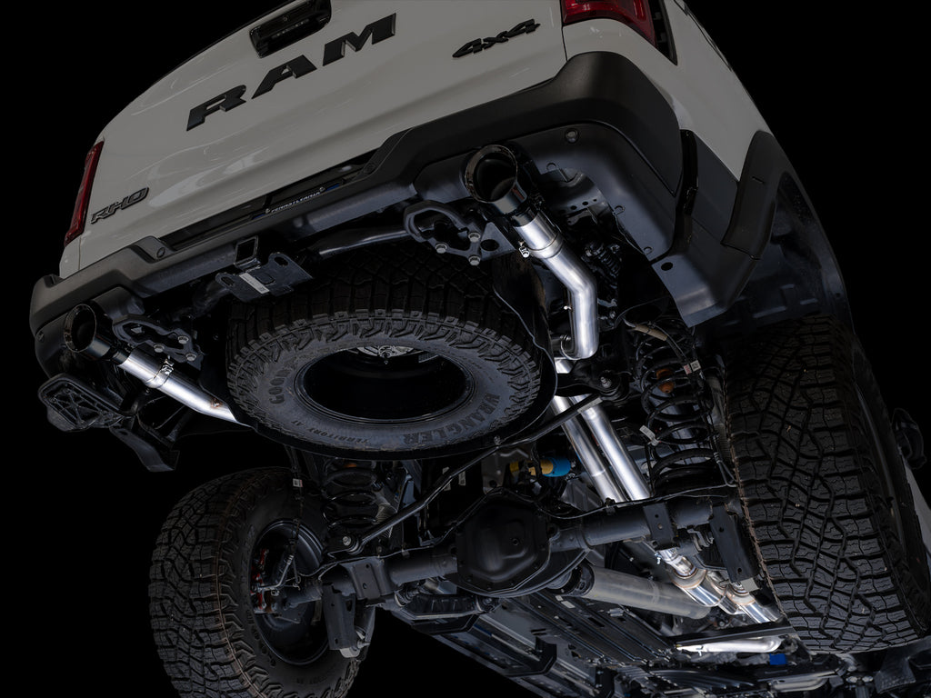 AWE 0FG Catback Exhaust for 2025+ RAM RHO - Diamond Black Tips