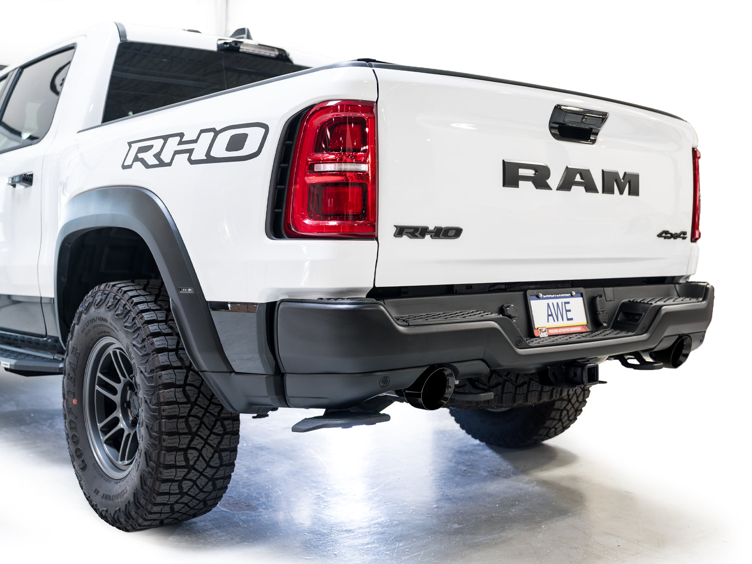 AWE 0FG Catback Exhaust for 2025+ RAM RHO - Diamond Black Tips