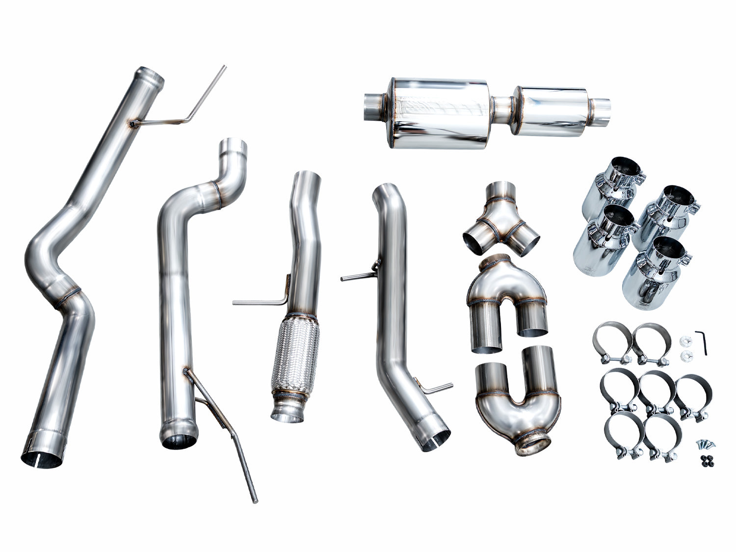 AWE 0FG Exhaust for Chevrolet Tahoe/GMC Yukon/5.3L - Apollo Off-Road
