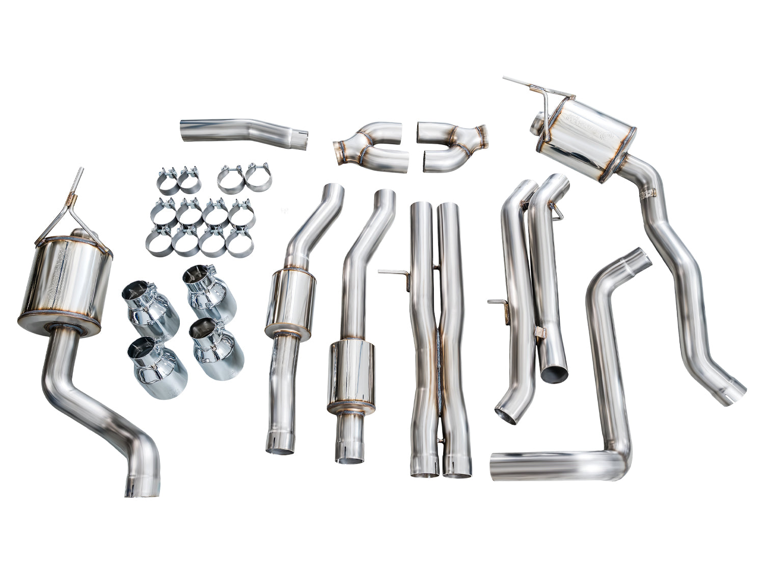 AWE 0FG Exhaust for Cadillac Escalade ESV 6.2L